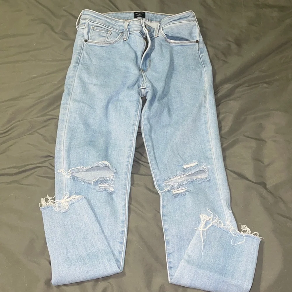 Just Black distressed jeans waist 30 - Picture 1 of 3